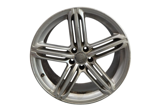 11-17 Audi A8 A8L Quattro 9JX20H2 Spoke 5 Alloy Wheel Disc Rim Silver 20" Oem