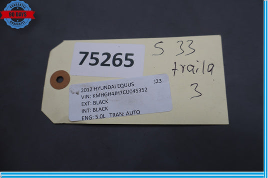 11-13 Hyundai Equus SIG Front Right Passenger Side Interior Door Trim Panel Oem