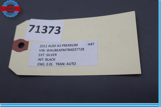 09-13 Audi A3 A3 Quattro Right Passenger Side Engine Radiator Air Guide Oem