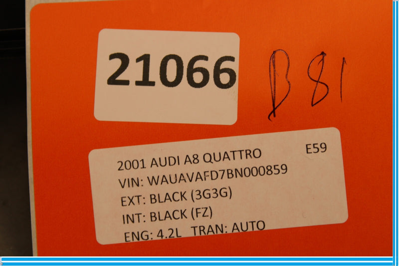 Load image into Gallery viewer, 11-17 Audi A8 Quattro Front Right Passenger Side Inner Door Panel Cover Oem

