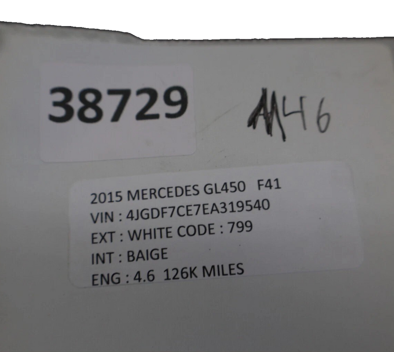 Load image into Gallery viewer, 12-16 Mercedes GL450 ML500 Left Driver Rear View Door Mirror W/ Blind Spot OEM
