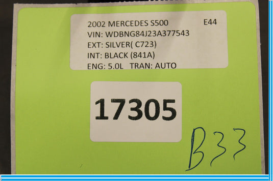 03-06 Mercedes S500 S600 Front Right Passenger Side Lumbar Control Switch Oem