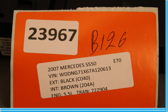 07-14 Mercedes S550 CL550 W221 A/C AC Heater Climate Control Switch Oem