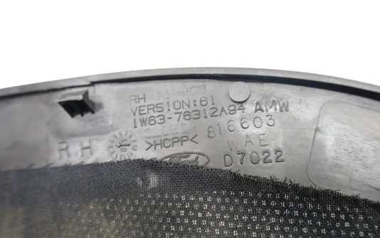 02-05 Ford Thunderbird Rear Right Side Speaker Grill Cover Trim 1W6376312A94 Oem