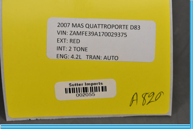 Load image into Gallery viewer, 03-12 Maserati Quattroporte M139 Rear Left Side Door Switch Button Oem
