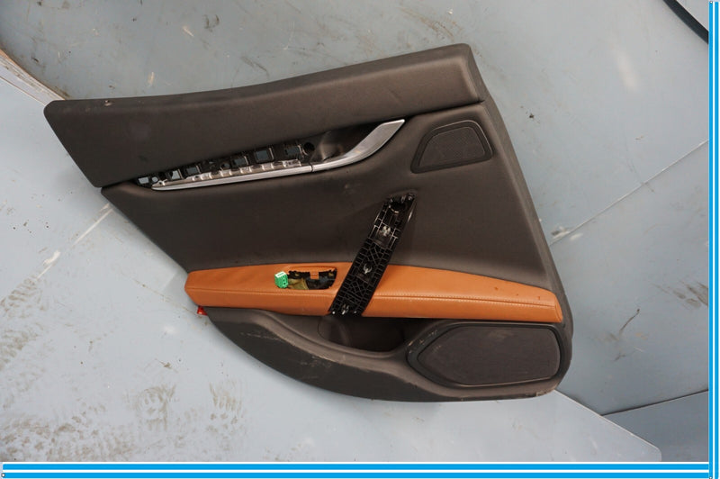 Load image into Gallery viewer, 14-22 Maserati Ghibli Rear Left Driver Side Interior Door Panel Oem
