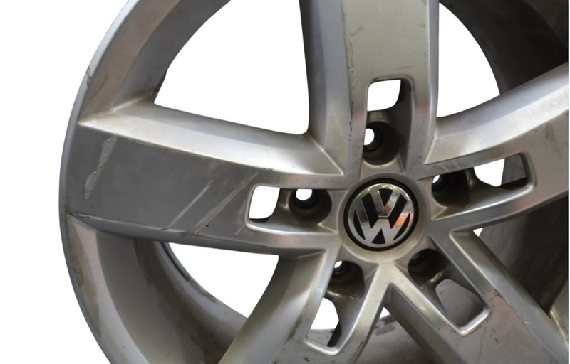 Load image into Gallery viewer, 11-16 Volkswagen Touareg 19&quot; 8.5x19 5-Spoke R19 Alloy Wheel Rim 7P6601025D Oem
