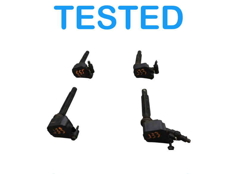 Load image into Gallery viewer, 17-21 Alfa Romeo Giulia 952 2.0L Gas Engine Motor Ignition Coil Set of 4 Oem
