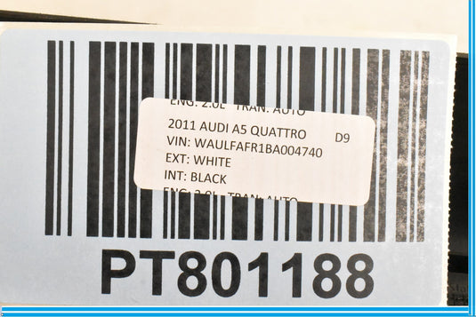AUDI A5 FRONT LEFT DRIVER SIDE DOOR SILL SCUFF PLATE TRIM COVER OEM 2008-2011