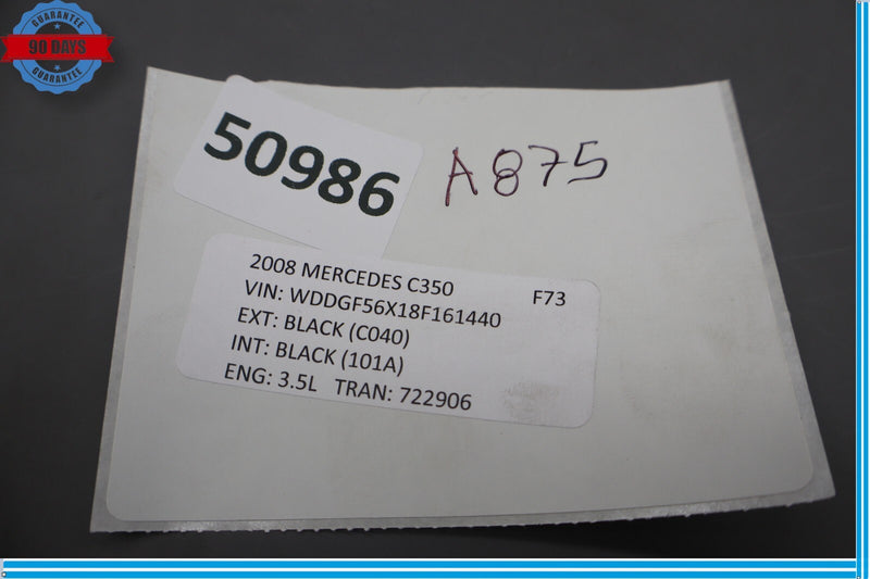 Load image into Gallery viewer, 08-14 Mercedes C300 C350 Front Right Upper B Pillar Trim Panel Cover Oem
