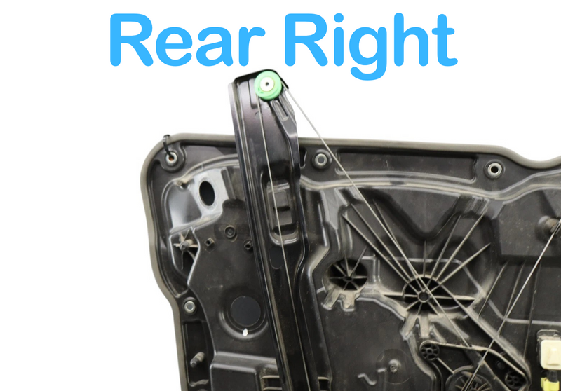 Load image into Gallery viewer, 11-18 Volkswagen VW Touareg Rear Right Passenger Side Door Window Regulator Oem
