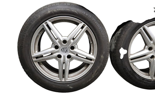 12-18 Porsche Cayenne 958 8.5 x 19 19" Wheel Rim Tire Chrome Set 19" Oem
