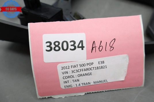 12-19 Fiat 500 Pop Gear Shift Shifter Bezel Trim Cover Panel 1RY99JD7AD Oem