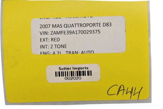 03-08 Maserati Quattroporte Front Left Driver Side Spindle Knuckle Hub OEM