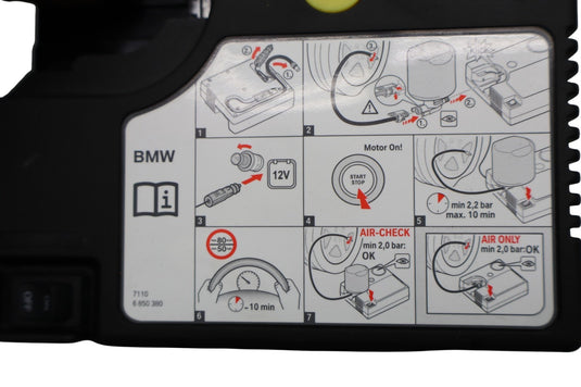 14-21 BMW i3 i3s I01 Tire Air Compressor Mobility System Pump Emergency Kit Oem