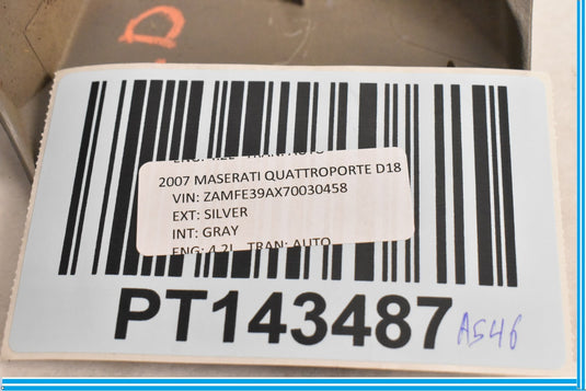 04-08 Maserati Quattroporte Front Left Driver Seat Lower Trim Cover Oem