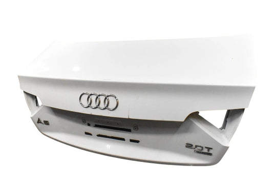 08-16 Audi A5 Quattro Coupe Rear Trunk Deck Lid Hatch Trim Cover Panel White OEM