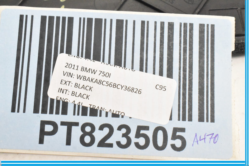 Load image into Gallery viewer, 09-15 BMW 750i 750Li Rear Left Center Console Carpet Mat Cover 51169123875 Oem
