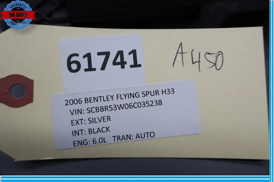 03-12 Bentley Continental GTC GT Front Left Door Lock Soft Actuator Motor Oem