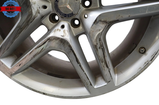 13-14 Mercedes X166 GL450 R21 Front Wheel Alloy Rim Silver 10Jx21H2 21'' Oem