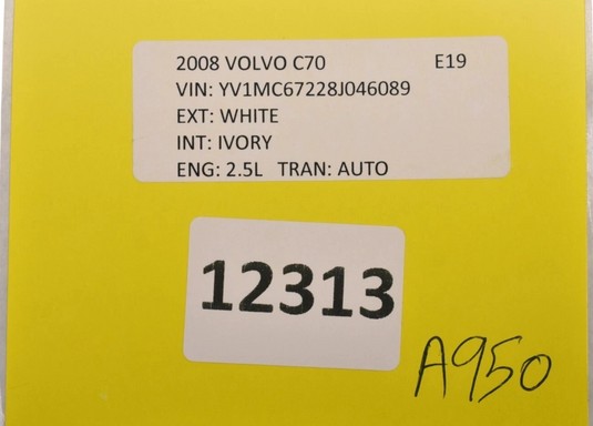 06-13 Volvo C70 Satellite Audio Radio Equipment Tuner Control Module Unit Oem