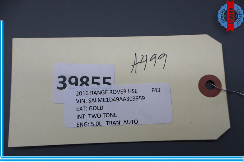 Load image into Gallery viewer, 07-12 Land Rover Range Rover Rear Right Side Scuff Sill Plate Cover Trim Oem
