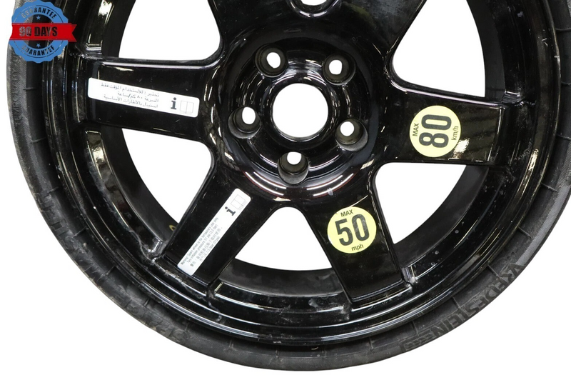 Load image into Gallery viewer, 14-22 Maserati Ghibli M157 Emergency Spare Tire Donut Wheel Rim 18 18" Oem

