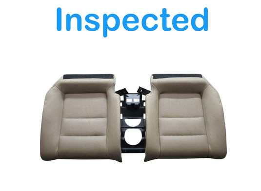 11-17 Mercedes E350 E400 W207 Rear Lower Seat Cushion Back Arm Rest Beige Oem