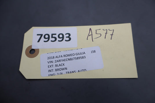 17-20 ALFA Romeo Giulia 952 Front Left / Right Side Seat Adjustment Switch Oem