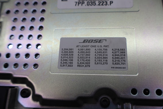 09-16 Porsche Cayenne Bose Audio Radio Sound Amplifier Amp 7PP035223P Oem