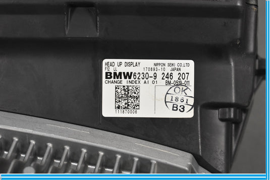 12-19 BMW F12 650i Dash Windshield Heads Up Display Projector 62309246207 Oem