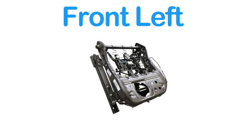 Load image into Gallery viewer, 14-22 Maserati Ghibli M156 M157 Front Left Seat Rail Track Frame w/Motors Oem
