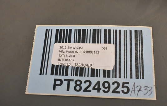 11-16 BMW 535i 528i xDrive	 Audio Media CD DVD Player Head Unit 65129201040 Oem
