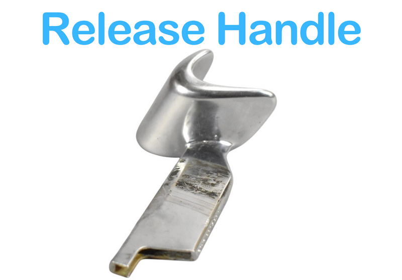 Load image into Gallery viewer, 2008 Bentley Continental Left Driver Side Backrest Release Handle Silver OEM
