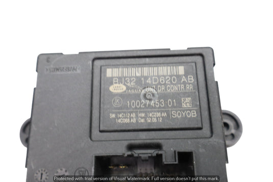 12-13 Range Rover Evoque L538 Rear Right Passenger Side Door Control Module Oem