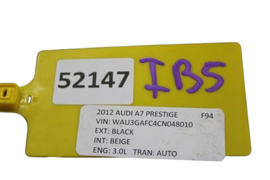 12-18 Audi A7 Quattro Rear Bumper Support Reinforcement Impact Bar 4G8807309 Oem