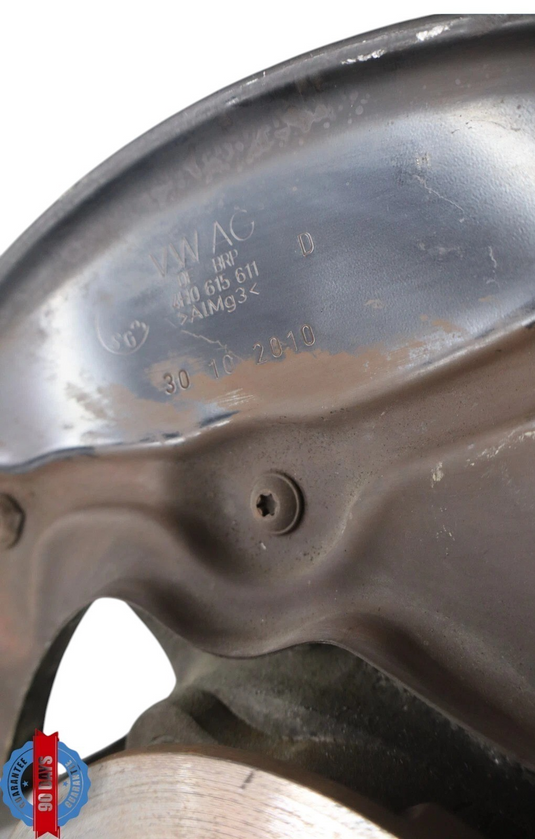 11-18 Audi A8 A8L Quattro Rear Left Spindle Knuckle Wheel Hub 4H0615611H Oem