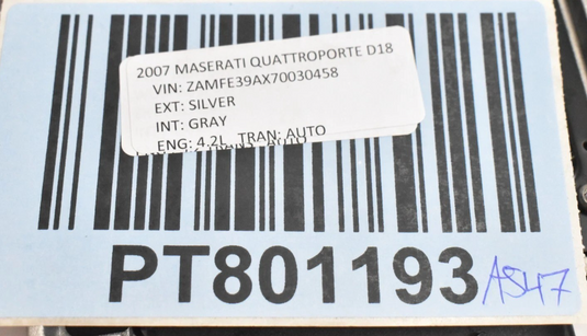 03-08 Maserati Quattroporte M139 Bose Audio Amp Amplifier 190939 Oem