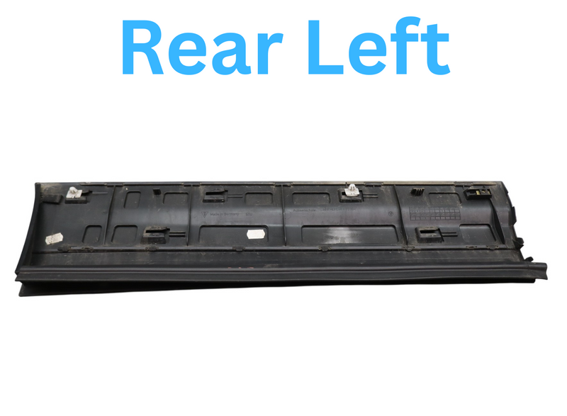 Load image into Gallery viewer, 11-18 Porsche Cayenne Rear Left Driver Side Lower Door Molding 7P5839787 Oem
