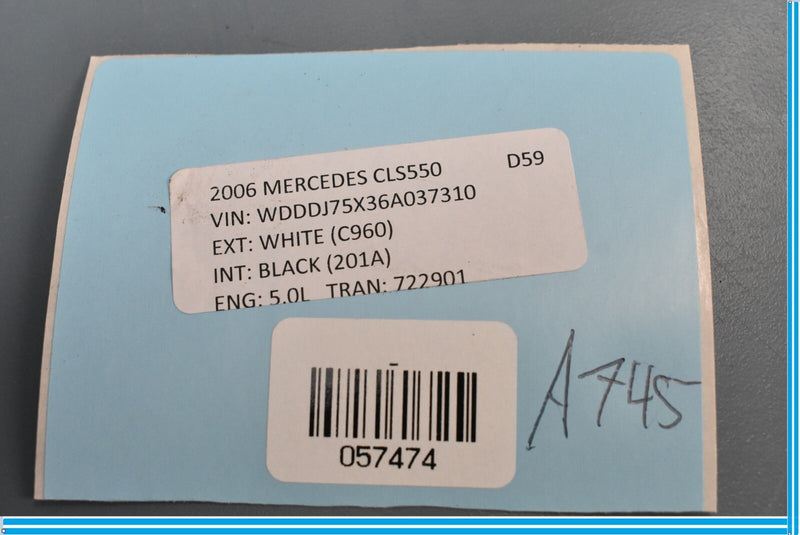 Load image into Gallery viewer, 01-11 Mercedes E320 C240 CLS550 CLS55 AMG W219 Trunk Lid Lock Latch Handle Oem

