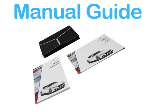 14-17 Maserati Ghibli Owner Owner's Operator User Manual Guide Set Oem