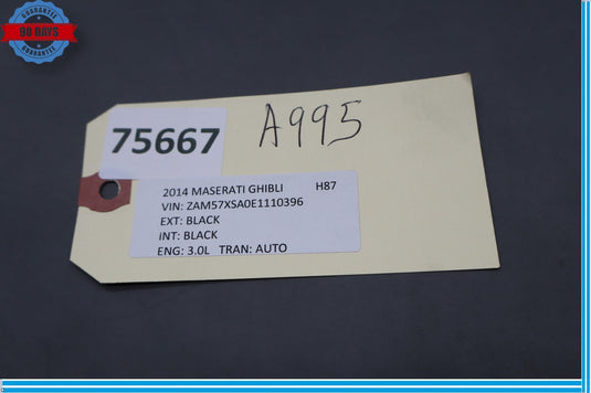 14-19 Maserati Ghibli Front Left Driver Side Dash A-Pillar Cover Trim Panel Oem