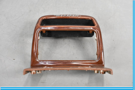 04-08 Maserati Quattroporte Console Wood Grain Trim Cover Bezel Oem