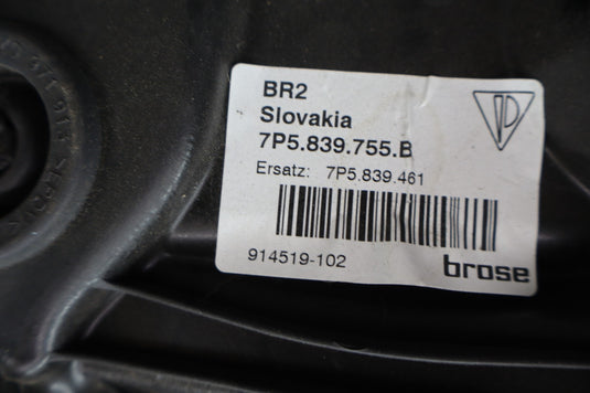 11-18 Porsche Cayenne 958 Rear Left Driver Side Window Regulator Motor Oem
