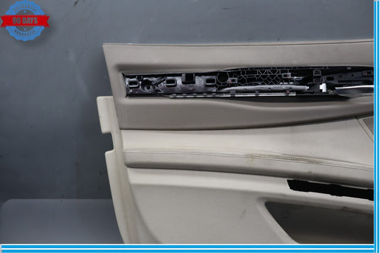 09-15 BMW 740Li 750i Front Left Driver Side Interior Door Panel Assembly Oem