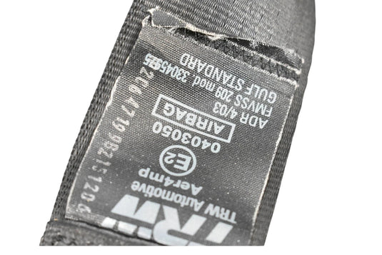 03-08 Maserati Quattroporte M139 Front Right Passenger Side Seat Belt Black OEM