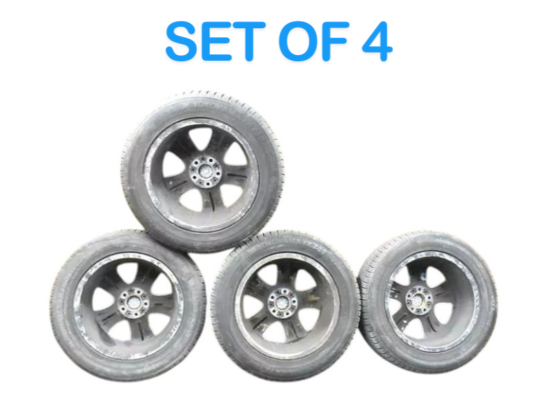 Load image into Gallery viewer, 02-06 BMW X5 8.5J x 18 Alloy Wheel Tire Rim Sliver Set of 4 6765502 OEM
