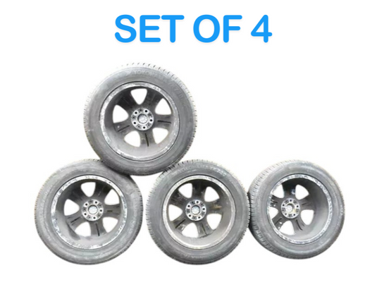 02-06 BMW X5 8.5J x 18 Alloy Wheel Tire Rim Sliver Set of 4 6765502 OEM