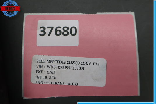 03-09 Mercedes CLK320 CLK500 W209 Rear Left Side Suspension Shock Strut Oem