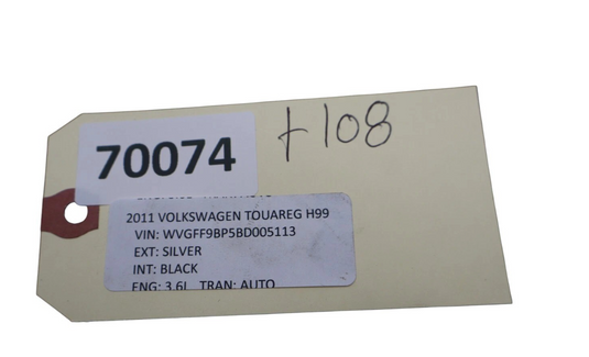 11-17 Volkswagen VW Touareg Front Lower Engine Splash Guard Shield Cover Oem